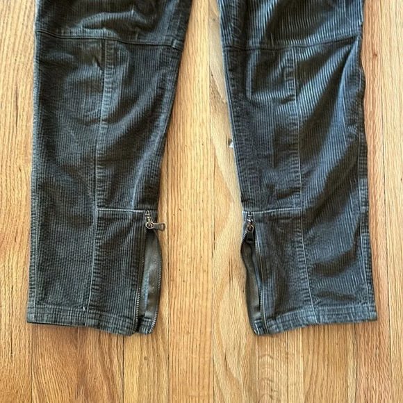 Etro sz EU 40 or US  cropped ankle cords in mushroom brown zip fly and zip ankle - Picture 3 of 7